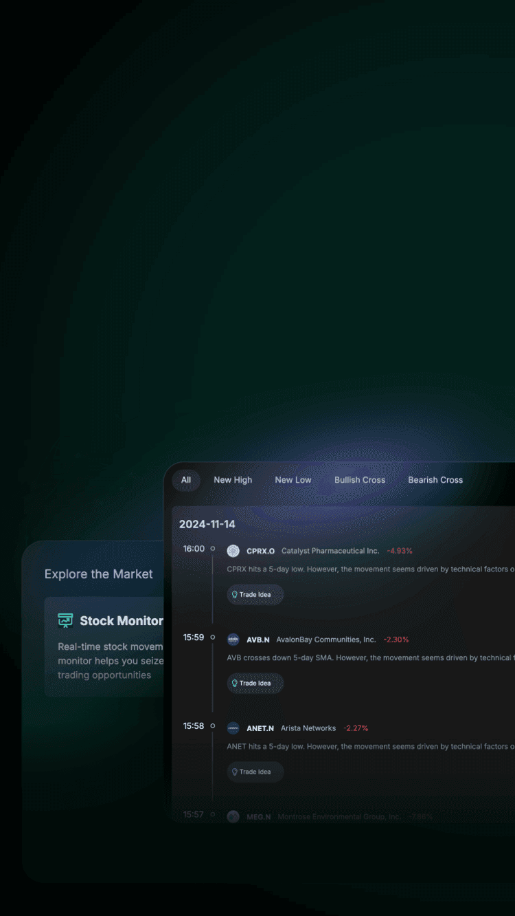 stock monitor banner