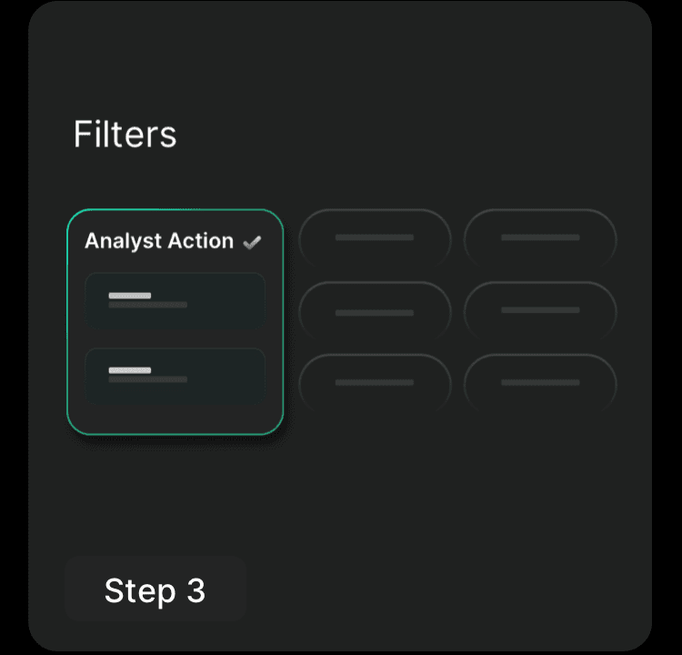 Customize your filters