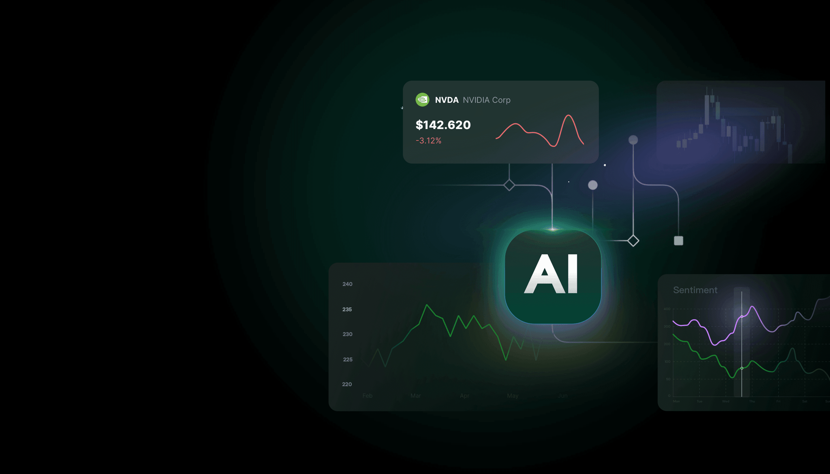 financial AI agent banner