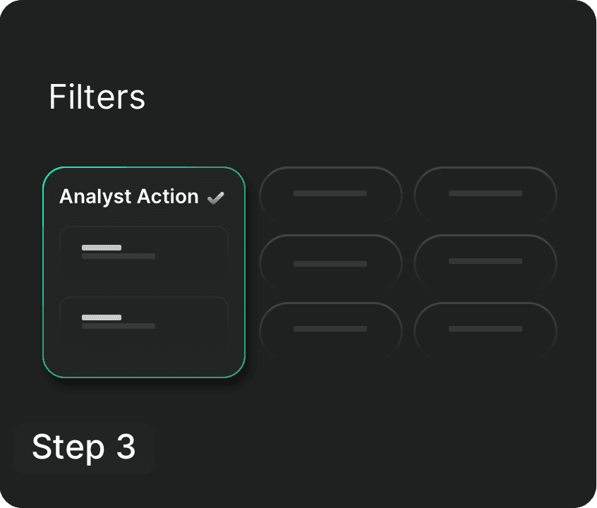 Customize your filters